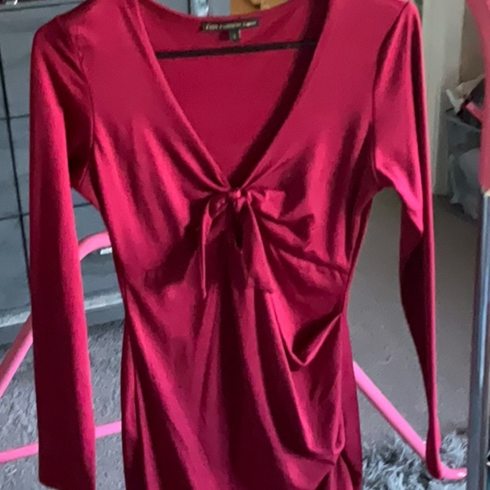 Red dress